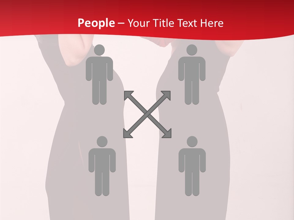 Sexy Woman Posing PowerPoint Template