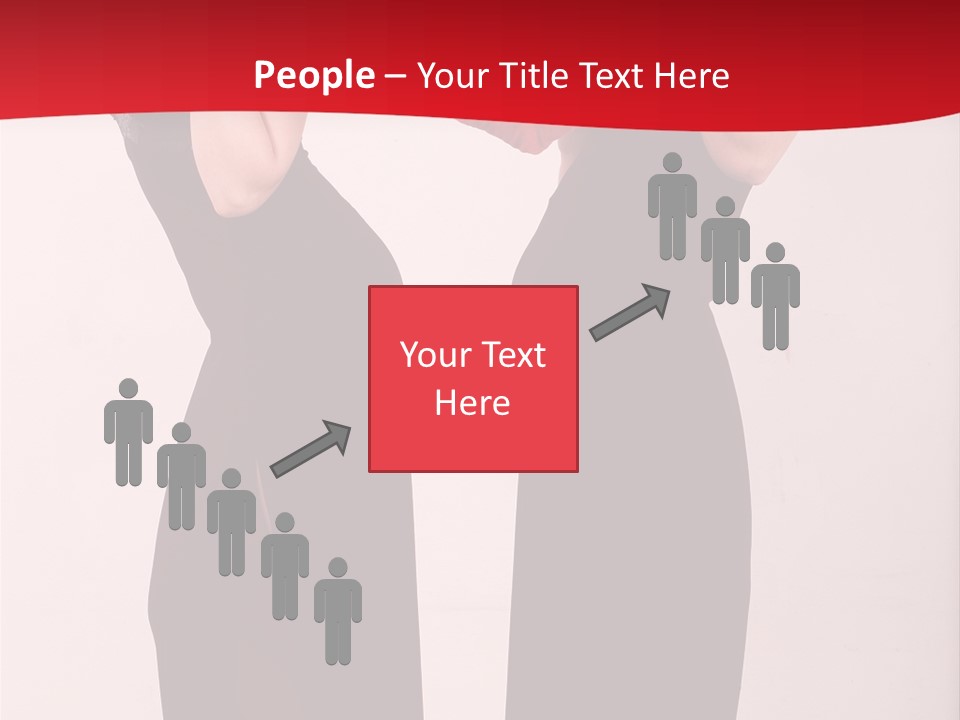 Sexy Woman Posing PowerPoint Template