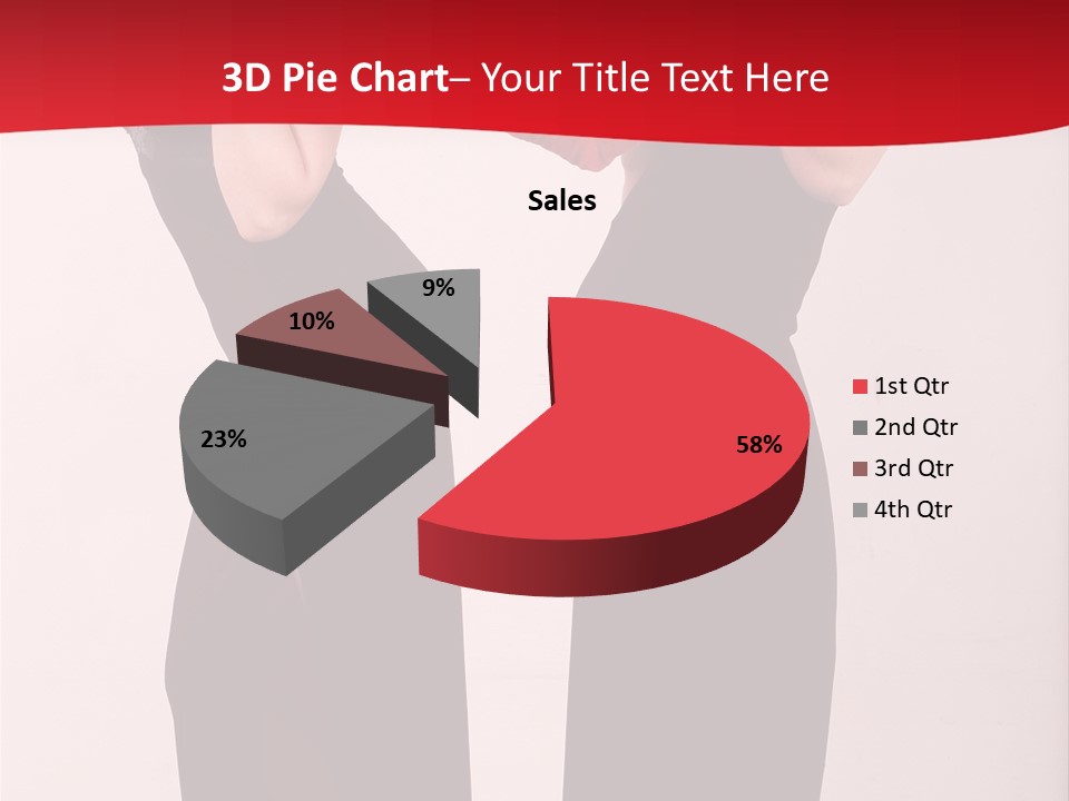 Sexy Woman Posing PowerPoint Template