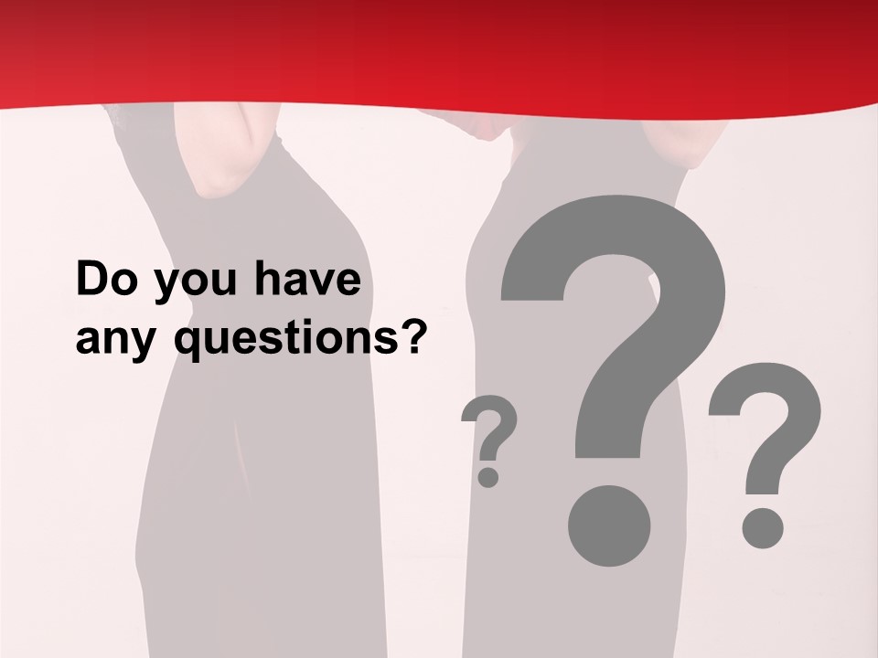 Sexy Woman Posing PowerPoint Template