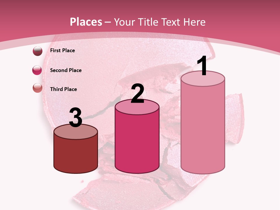 Isolated Blusher Macro PowerPoint Template