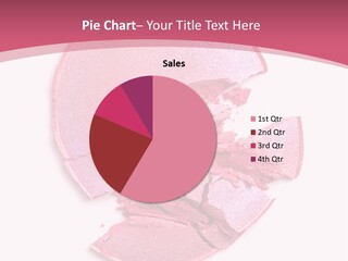 Isolated Blusher Macro PowerPoint Template