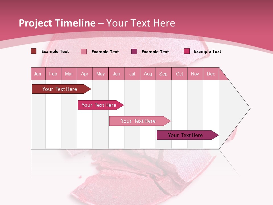 Isolated Blusher Macro PowerPoint Template
