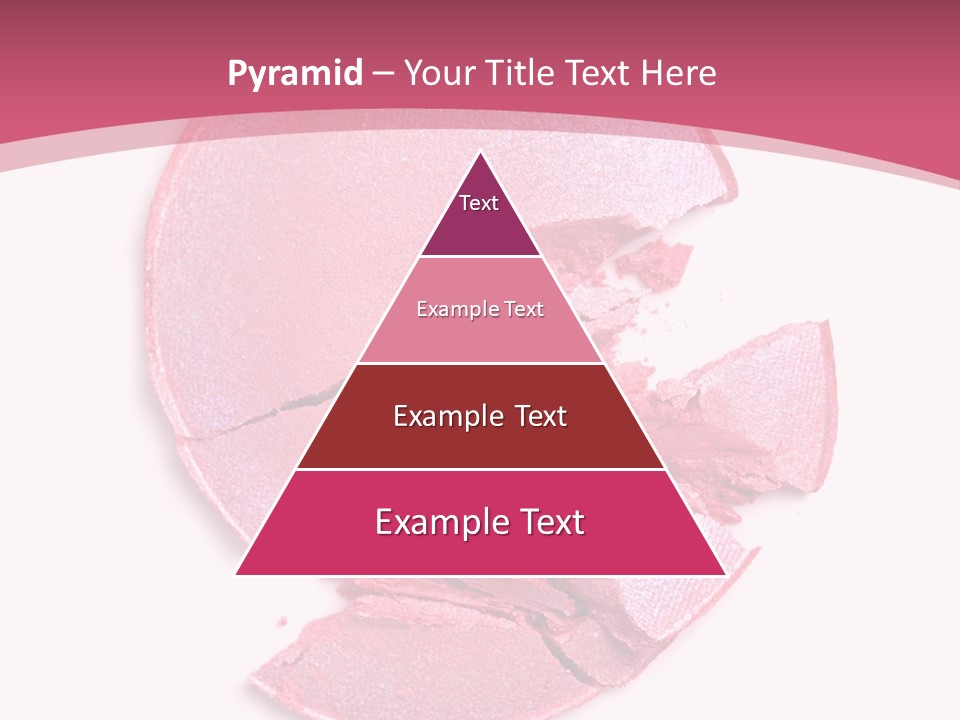 Isolated Blusher Macro PowerPoint Template