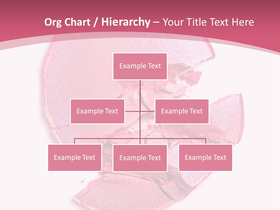 Isolated Blusher Macro PowerPoint Template