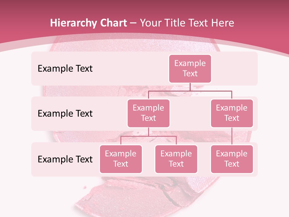 Isolated Blusher Macro PowerPoint Template