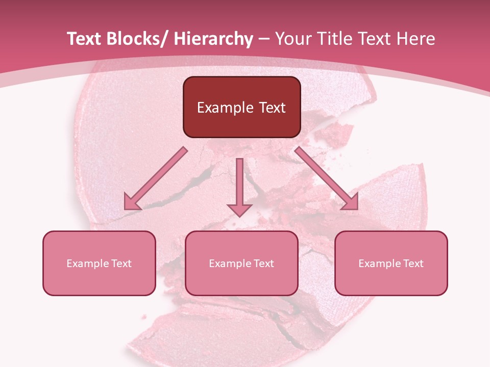 Isolated Blusher Macro PowerPoint Template