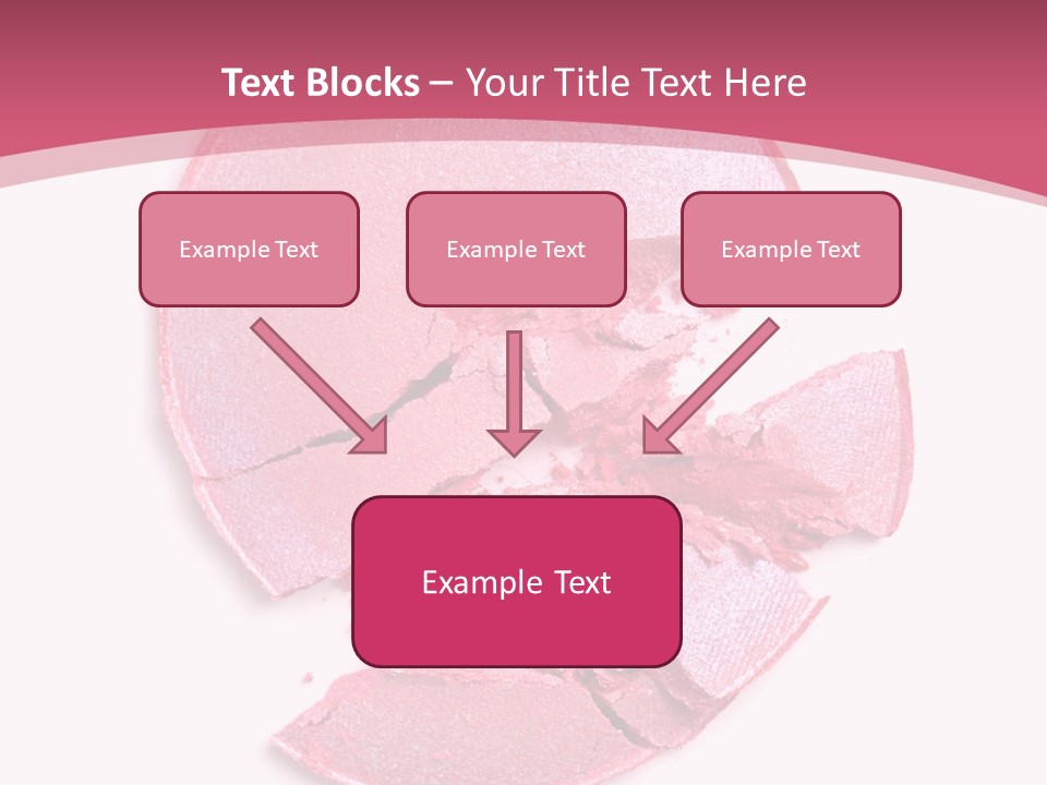 Isolated Blusher Macro PowerPoint Template