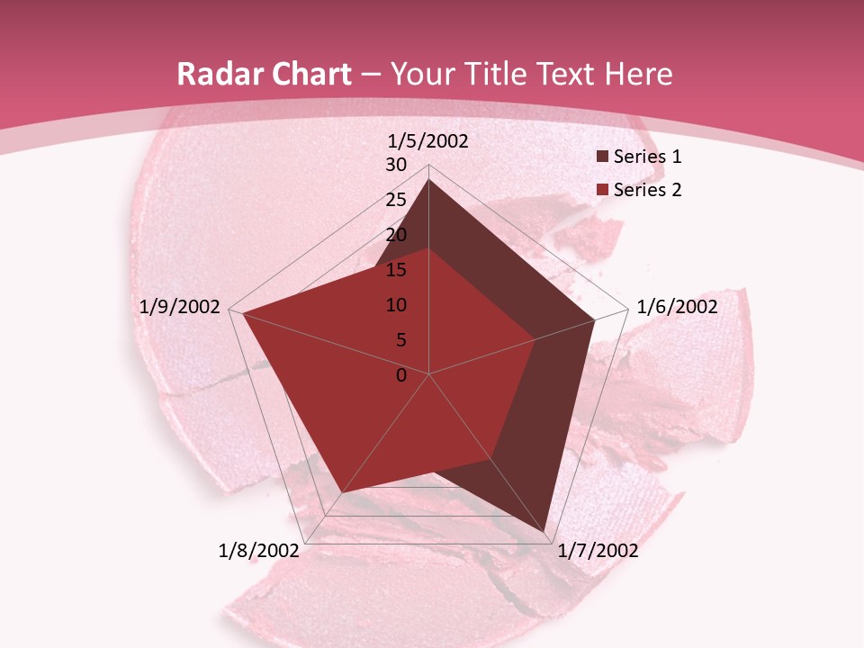 Isolated Blusher Macro PowerPoint Template