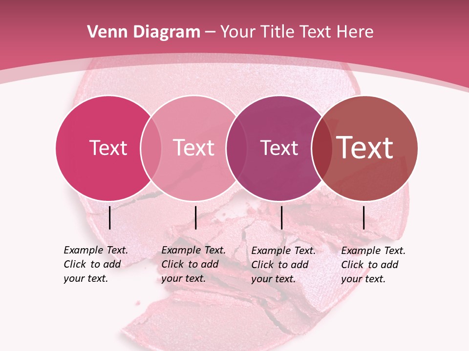 Isolated Blusher Macro PowerPoint Template