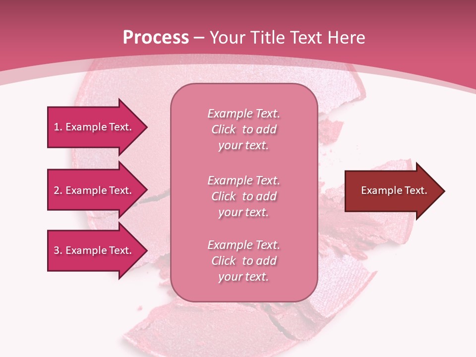 Isolated Blusher Macro PowerPoint Template