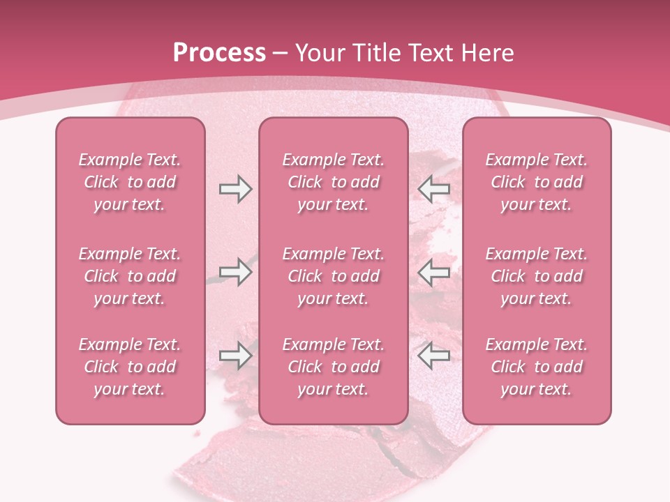 Isolated Blusher Macro PowerPoint Template