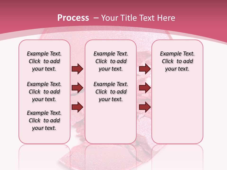 Isolated Blusher Macro PowerPoint Template
