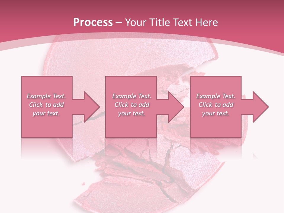 Isolated Blusher Macro PowerPoint Template