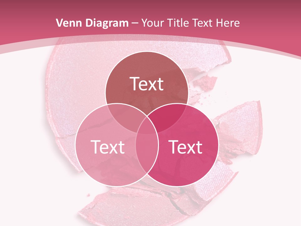 Isolated Blusher Macro PowerPoint Template