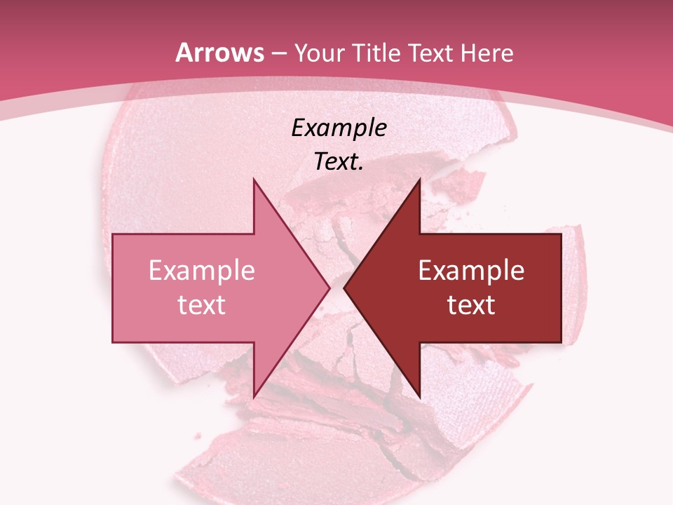 Isolated Blusher Macro PowerPoint Template