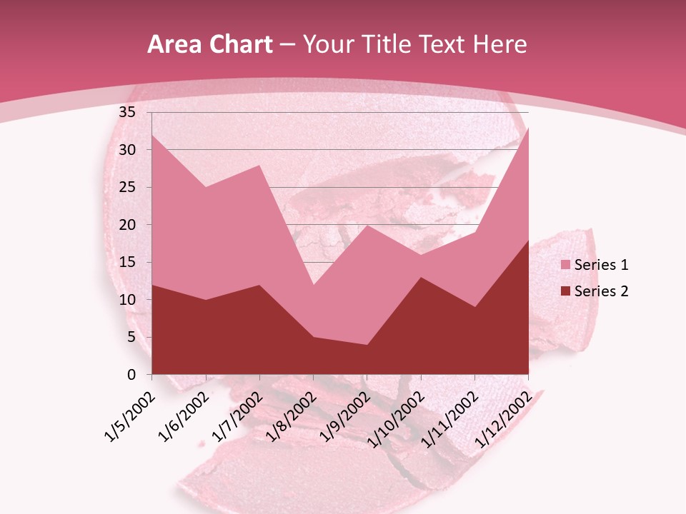 Isolated Blusher Macro PowerPoint Template