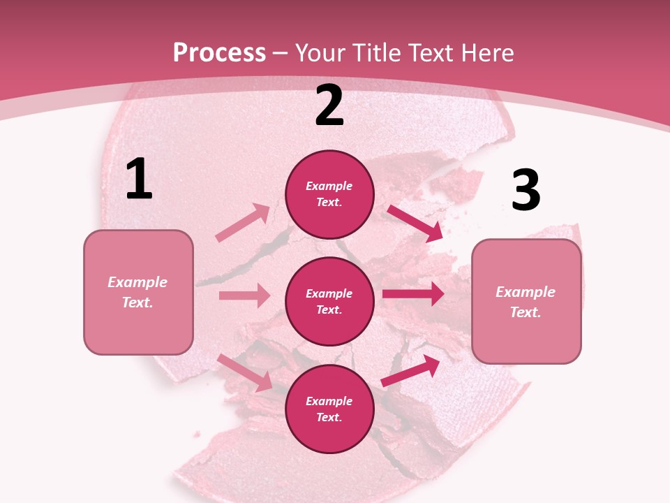 Isolated Blusher Macro PowerPoint Template