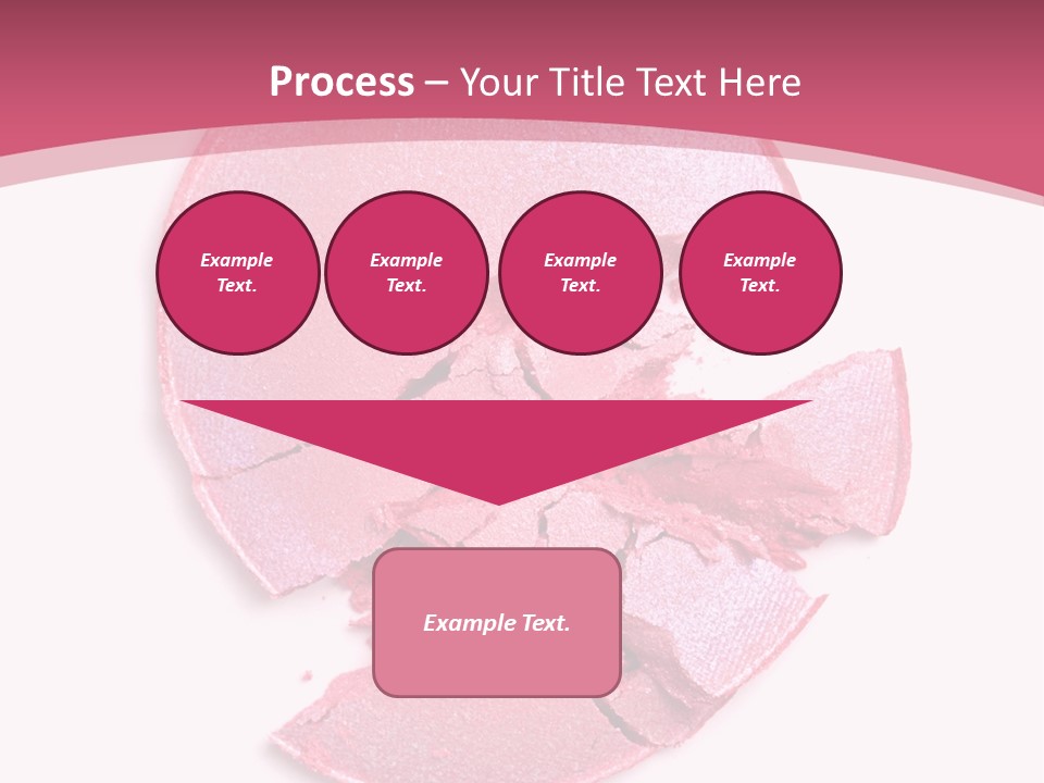 Isolated Blusher Macro PowerPoint Template