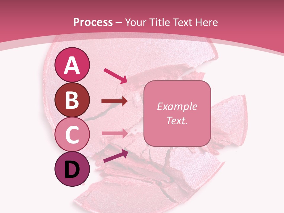 Isolated Blusher Macro PowerPoint Template