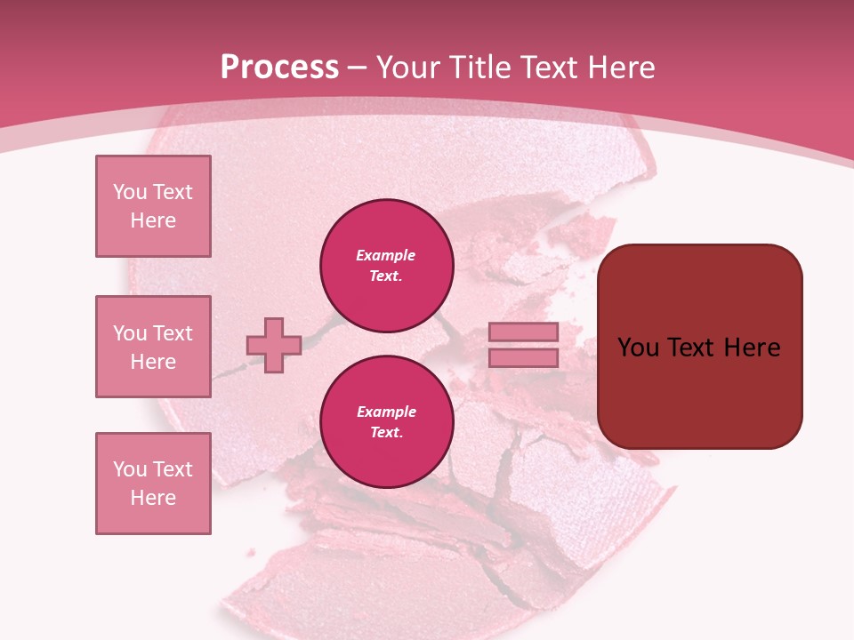 Isolated Blusher Macro PowerPoint Template