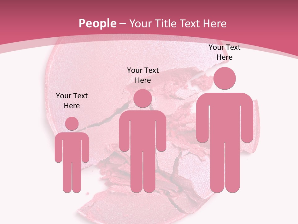 Isolated Blusher Macro PowerPoint Template