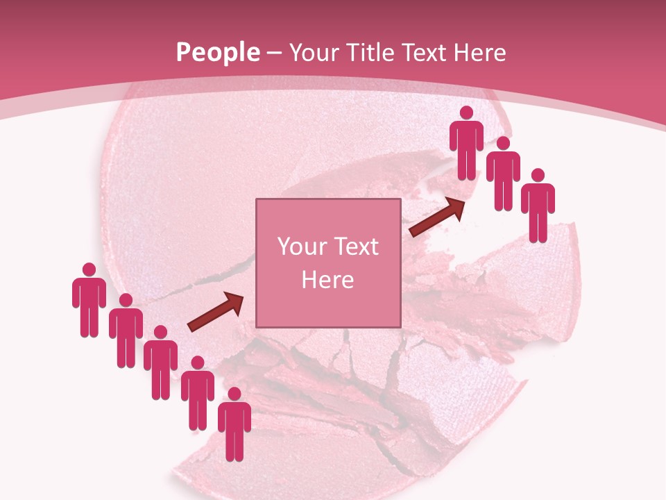 Isolated Blusher Macro PowerPoint Template