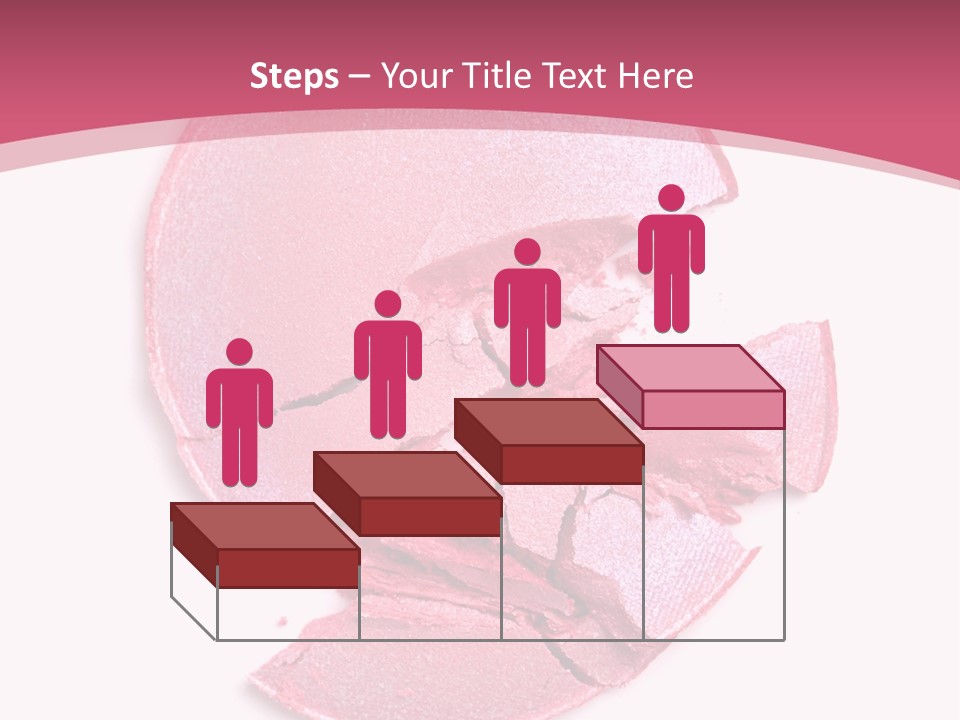 Isolated Blusher Macro PowerPoint Template