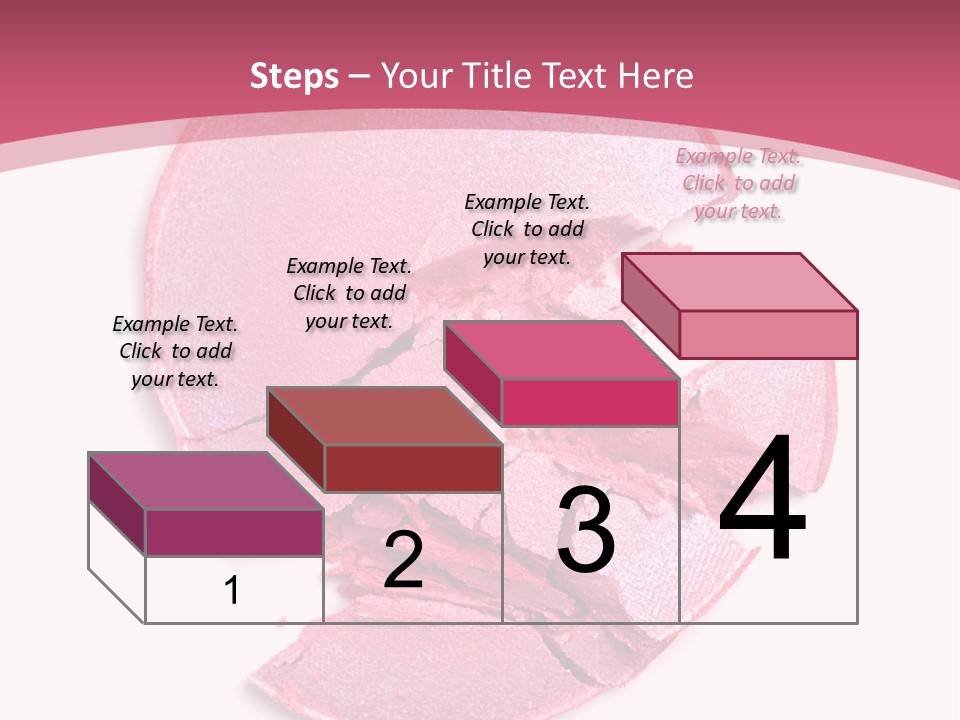 Isolated Blusher Macro PowerPoint Template
