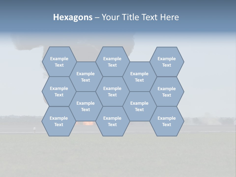 Drive Flame Cloud PowerPoint Template
