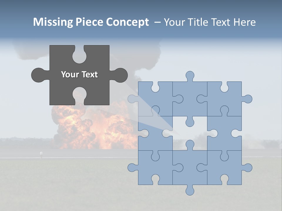 Drive Flame Cloud PowerPoint Template