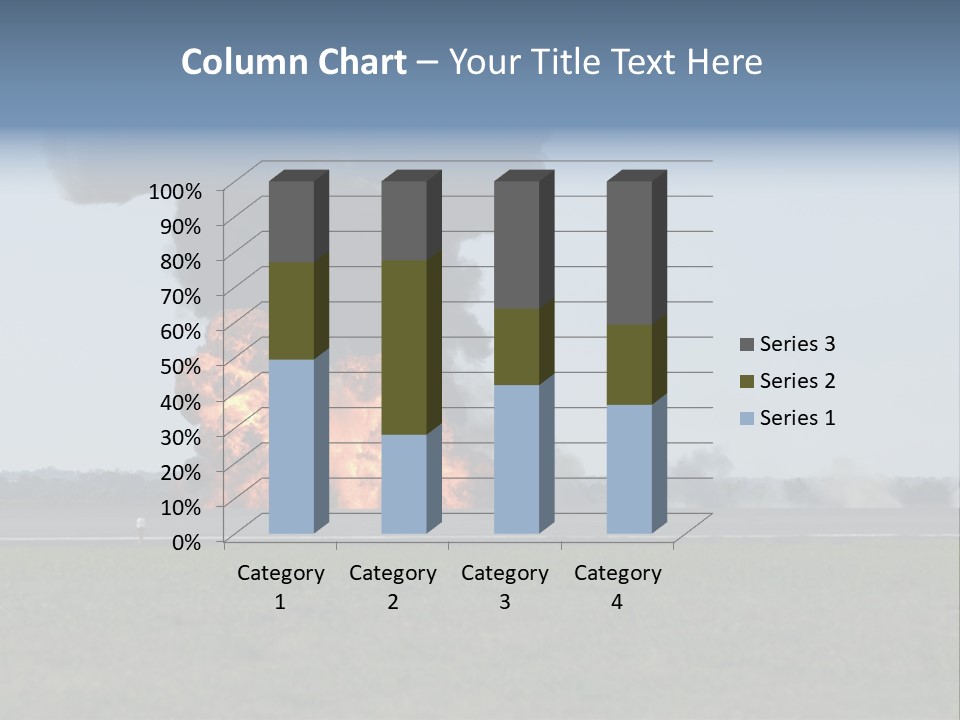 Drive Flame Cloud PowerPoint Template