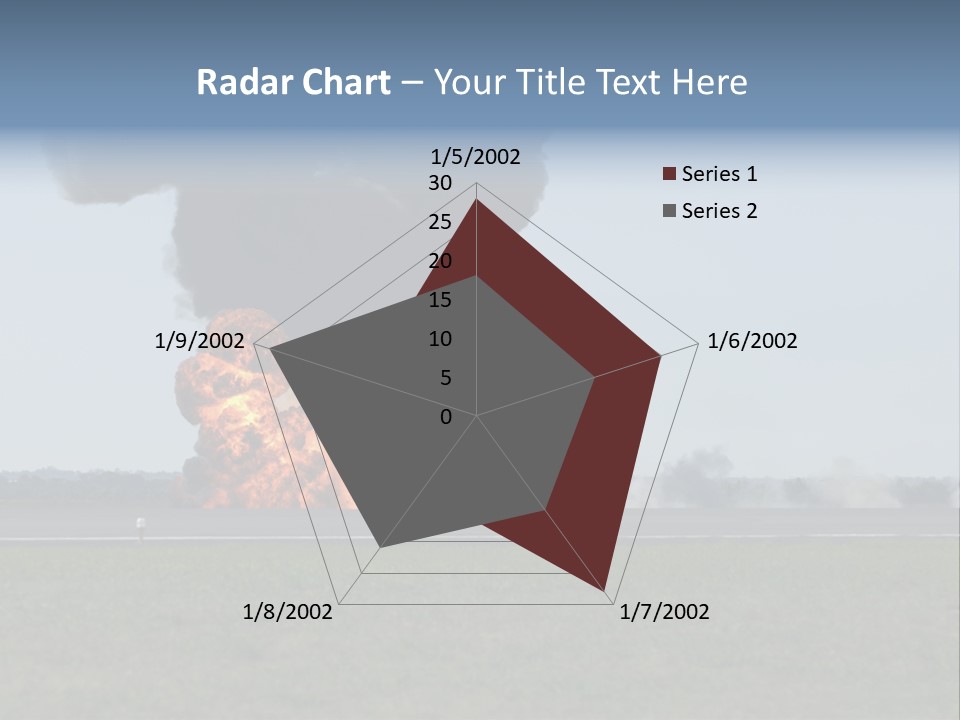 Drive Flame Cloud PowerPoint Template