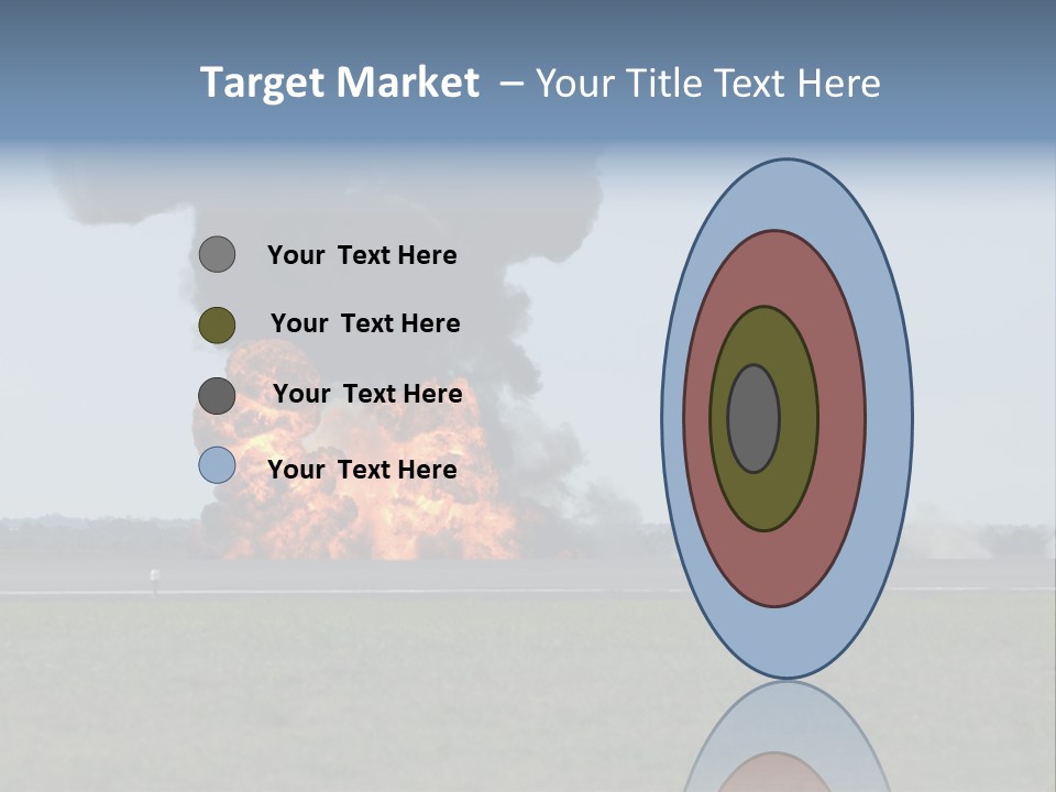 Drive Flame Cloud PowerPoint Template