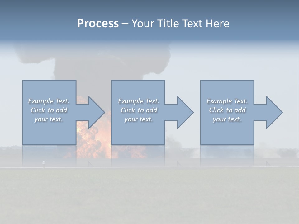 Drive Flame Cloud PowerPoint Template