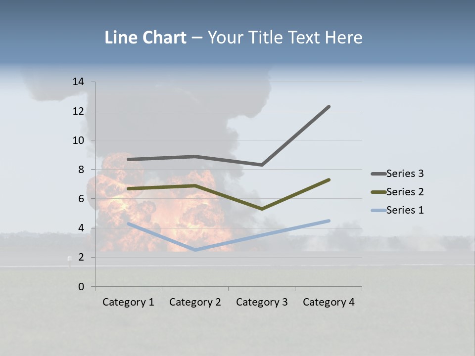 Drive Flame Cloud PowerPoint Template