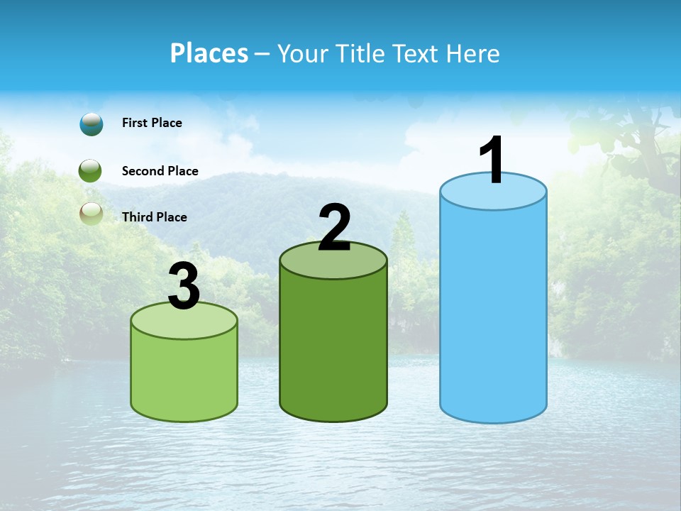Tree Water Lake PowerPoint Template