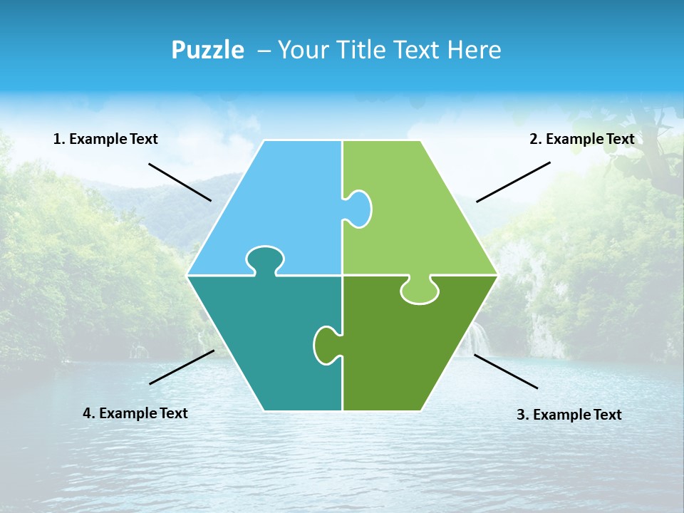 Tree Water Lake PowerPoint Template