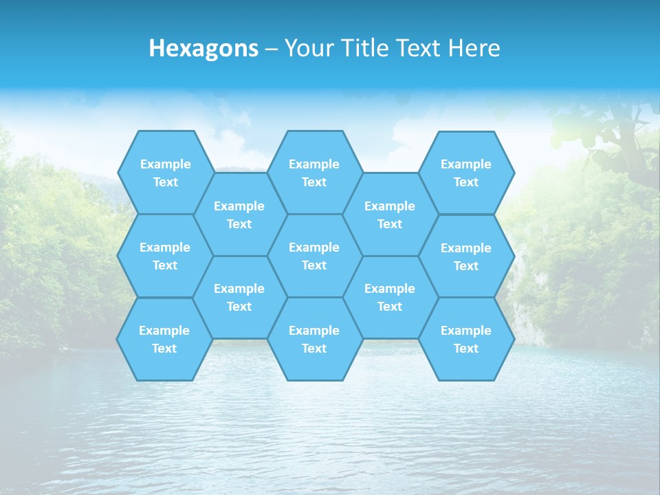 Tree Water Lake PowerPoint Template