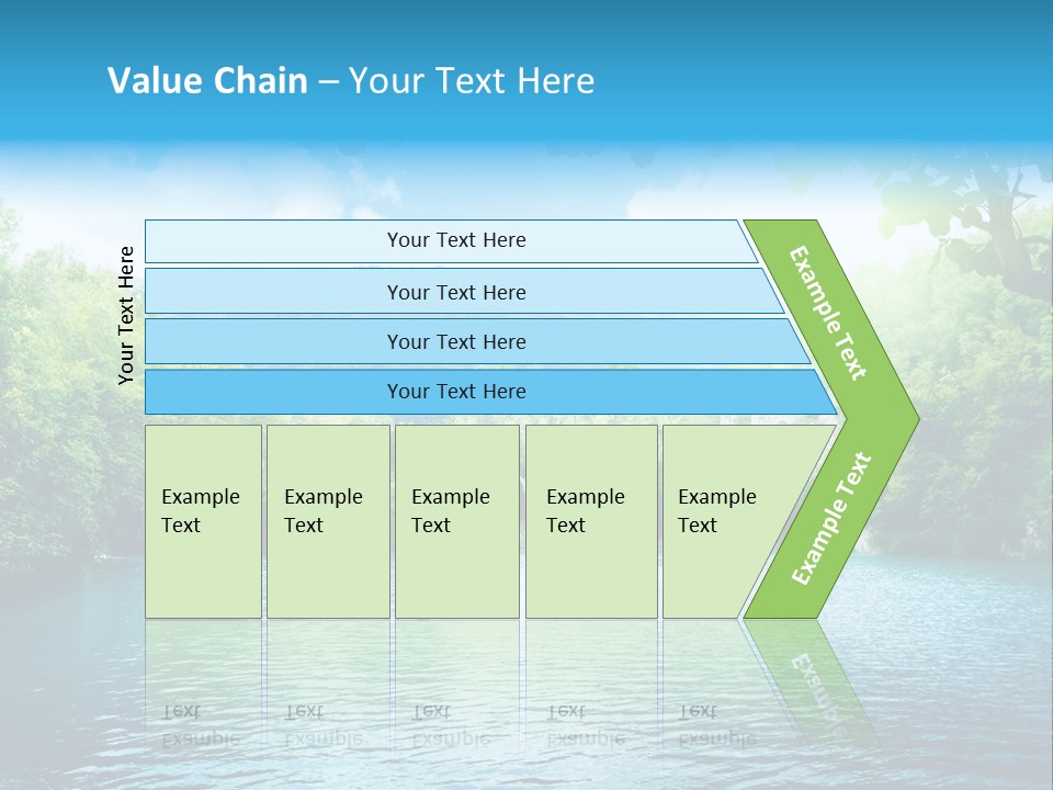 Tree Water Lake PowerPoint Template