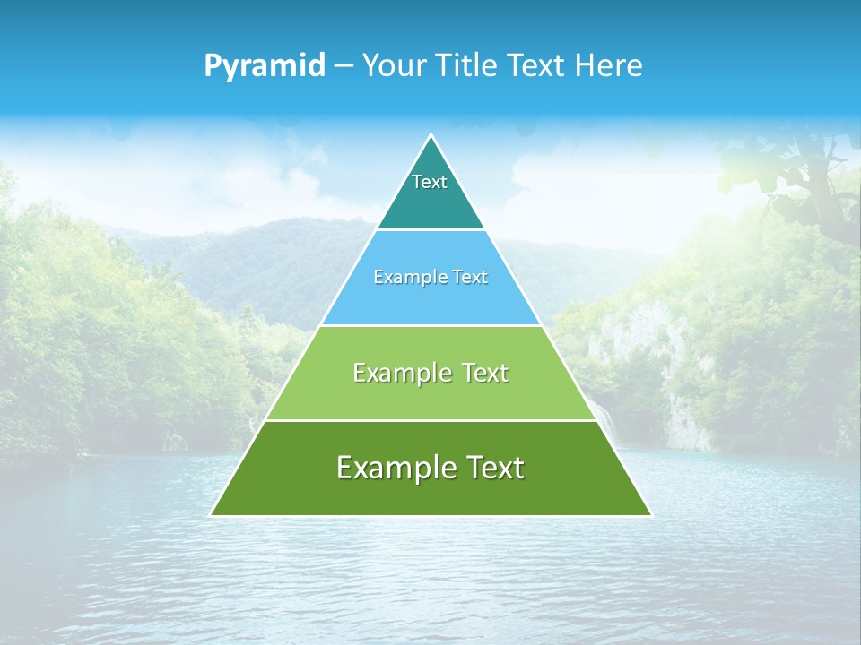 Tree Water Lake PowerPoint Template