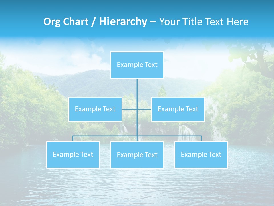 Tree Water Lake PowerPoint Template