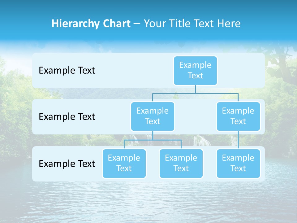 Tree Water Lake PowerPoint Template