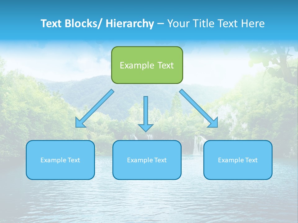 Tree Water Lake PowerPoint Template