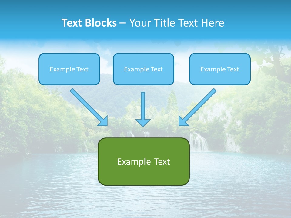 Tree Water Lake PowerPoint Template