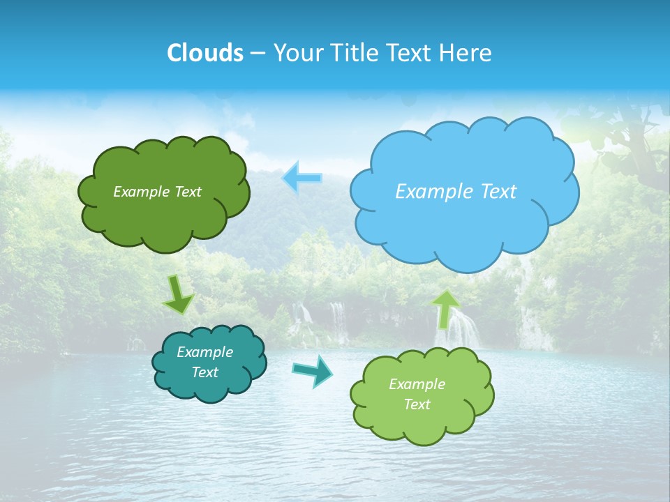 Tree Water Lake PowerPoint Template