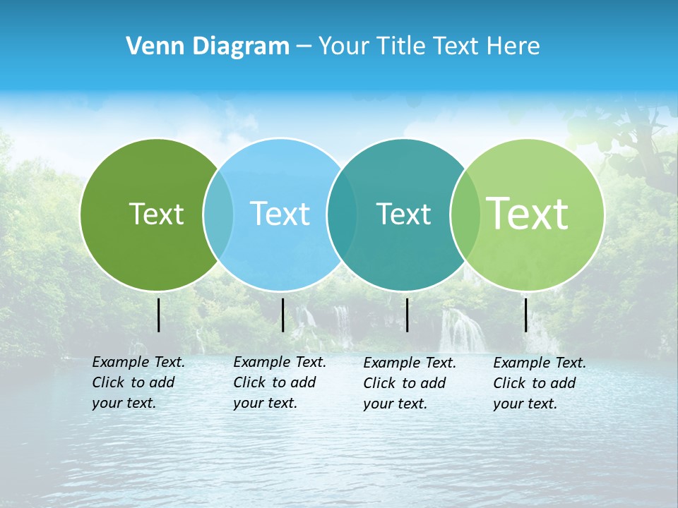 Tree Water Lake PowerPoint Template