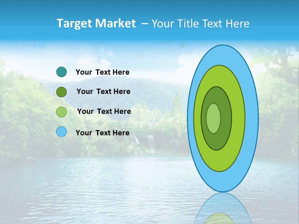 Tree Water Lake PowerPoint Template