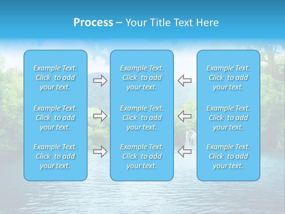 Tree Water Lake PowerPoint Template