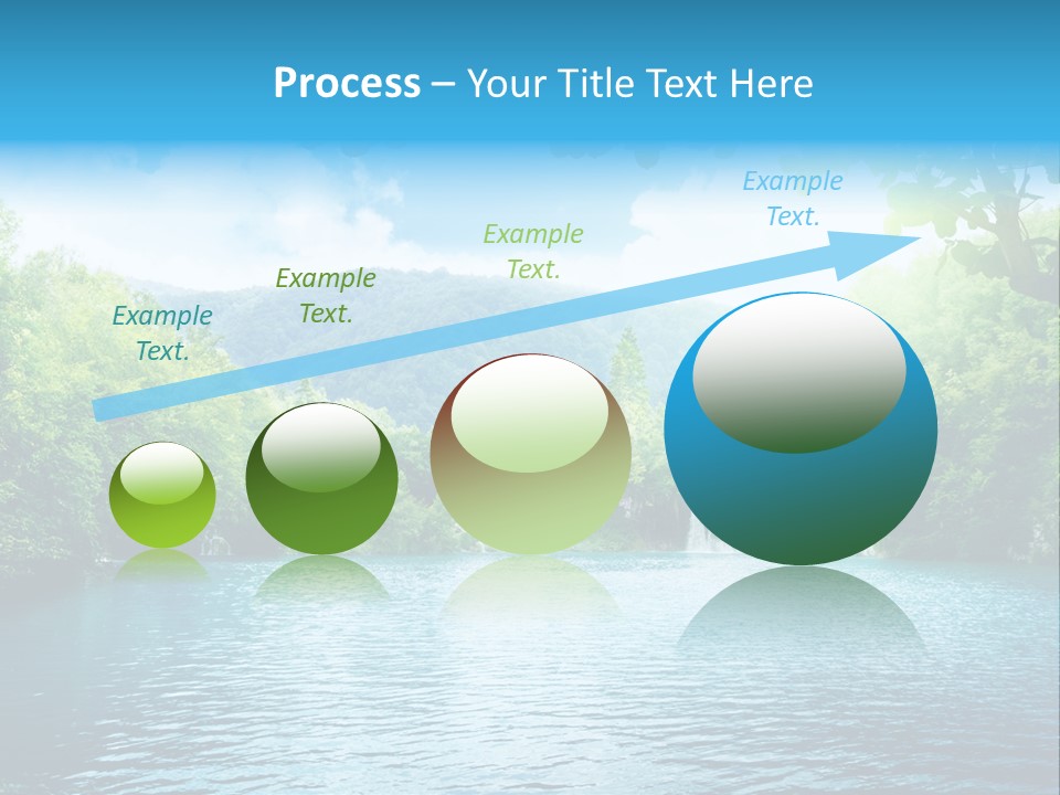 Tree Water Lake PowerPoint Template